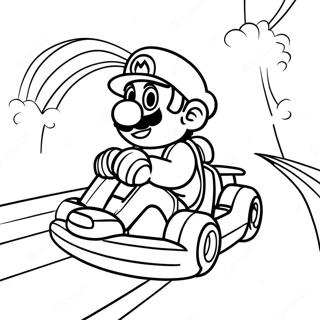 Mario Kart Kolorowanki