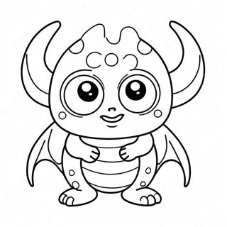 Slodki Potwor Z Duzymi Oczami Kolorowanka 15435 3375