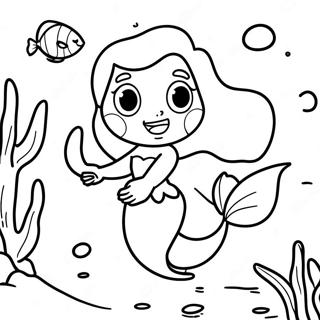 Kolorowanka Z Przygodowa Ariela Pod Woda 1547-1841