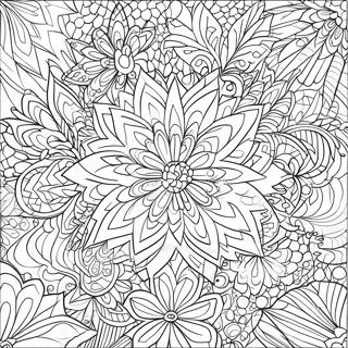 Elegancki Wzor Platka Sniegu Na Stronie Kolorowanki 16167-3538