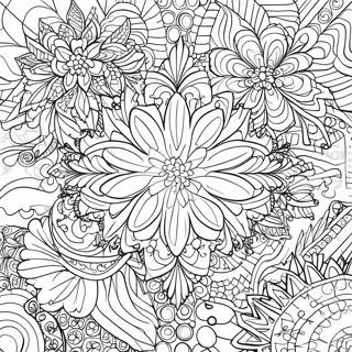 Elegancki Wzor Platka Sniegu Na Stronie Kolorowanki 16167-3539