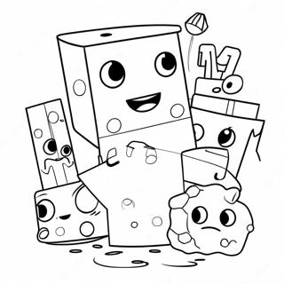 Numberblocks Wesola Przygoda Kolorowanka 17529-3829