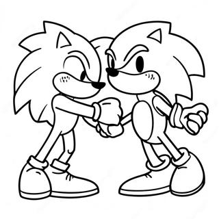 Knuckles Walczacy Z Sonicem Kolorowanka 20095 4390