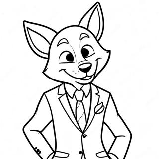 Kolorowanka Z Nickiem Wildem W Garniturze 20840-4559