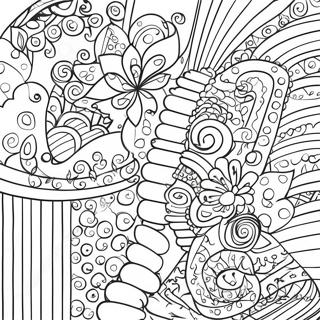 Odwazne Wzory W Paski Kolorowanka 22749 4976