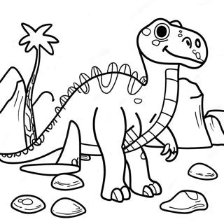 Kolorowanka Wykopalisk Dinozaurow 23494 5132