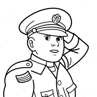 Bohaterski Zolnierz Salutujacy Kolorowanka 23794 5192