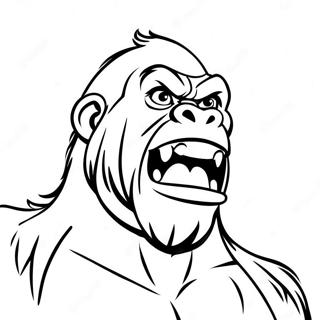 King Kong Ryczacy Groznie Kolorowanka 25983-5667