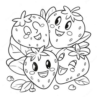 Szczesliwa Rodzina Truskawek Kolorowanka 26075-5692