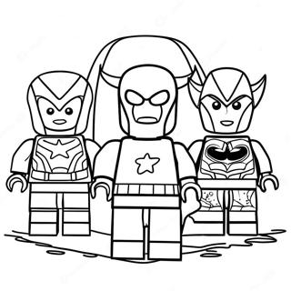 Lego Avengers Kolorowanki