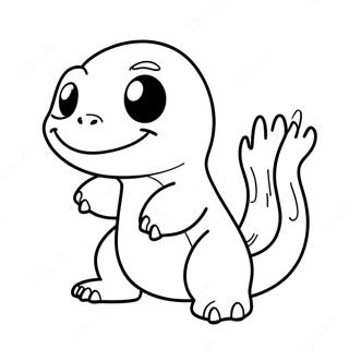 Uroczy Charmander W Kolorowance 27086-5894