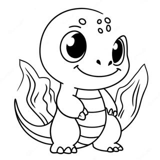 Uroczy Charmander W Kolorowance 27086-5896