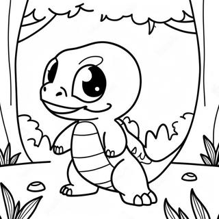 Szczesliwy Charmander W Lesie W Kolorowance 27088 5901