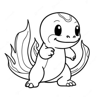 Charmander Z Plomieniami W Kolorowance 27089-5906