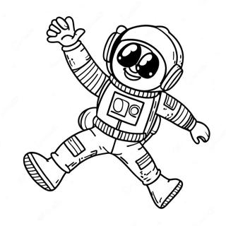 Astronauta Kolorowanki