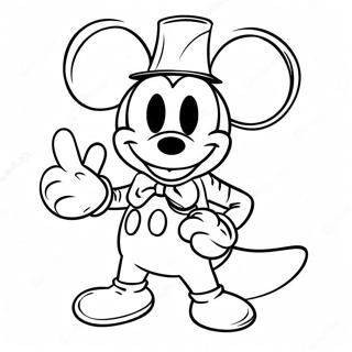 Mickey Mouse W Kostiumie Na Halloween Kolorowanka 30216-6575