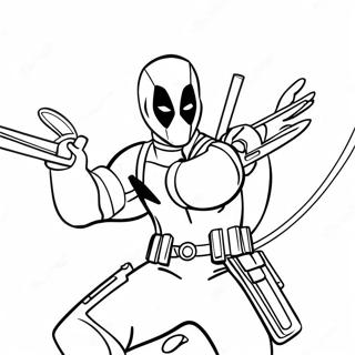 Deadpool Kolorowanki