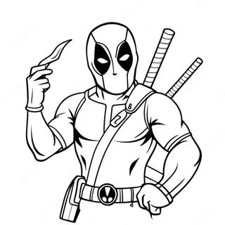 Deadpool Kolorowanki