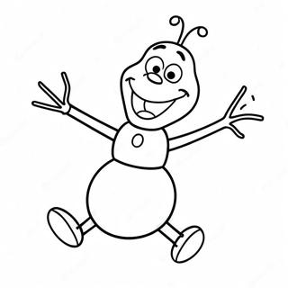 Szczesliwy Olaf Tanczacy Kolorowanka 31923 6967