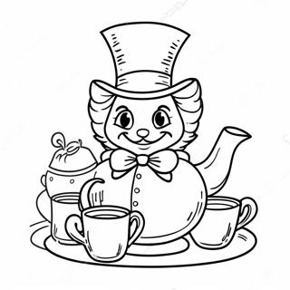 Herbatka U Szalonego Kapelusznika Do Kolorowania 32552-7104