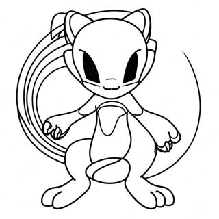 Mewtwo Z Mocami Psychicznymi Kolorowanka 33074-7217