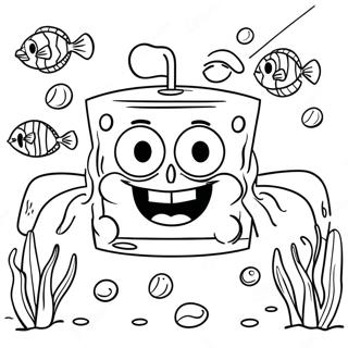 Spongebob Kanciastoporty Podwodna Przygoda Kolorowanka 34085-7434