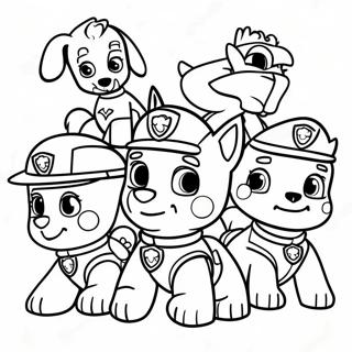 Zespol Paw Patrol Ratunek Kolorowanka 34086-7438