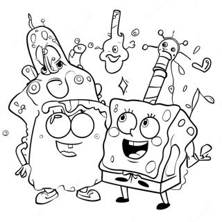 Spongebob Z Przyjaciolmi Kolorowanka 3661-361