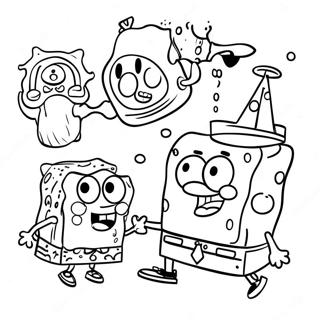 Spongebob Z Przyjaciolmi Kolorowanka 3661-362