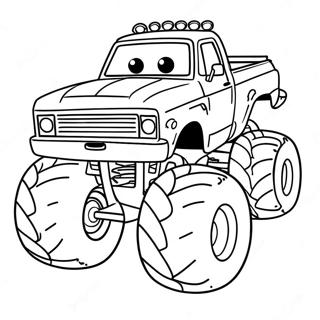 Blaze Monster Truck W Wyscigu Kolorowanka 37554-8195