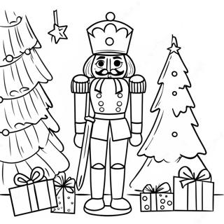 Kolorowanka Z Dziadkiem Do Orzechow Przy Choince 38646 8445