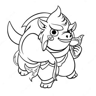 Inosuke Hashibira Z Maska Dzika Kolorowanka 3926 2757