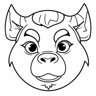 Inosuke Hashibira Z Maska Dzika Kolorowanka 3926 2759