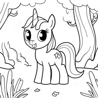 Twilight Sparkle W Magicznym Lesie Do Kolorowania 39286-8574