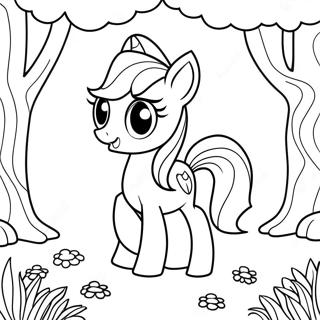 Twilight Sparkle W Magicznym Lesie Do Kolorowania 39286-8575