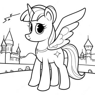 Twilight Sparkle W Zamku Kolorowanka 39289 8585