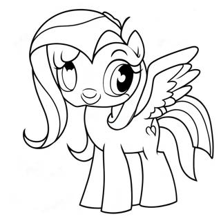 Twilight Sparkle Z Rainbow Dash Kolorowanka 39290 8589