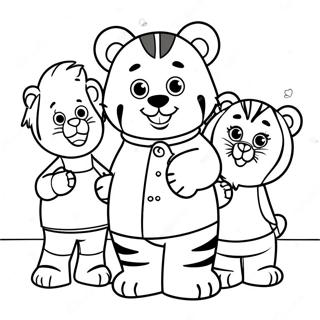 Daniel Tiger Bawiacy Sie Z Przyjaciolmi Kolorowanka 39456-8616