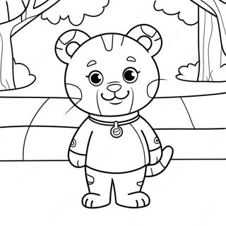 Daniel Tiger W Sasiedztwie Kolorowanka 39457-8617