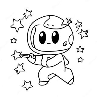Kolorowanka Shelly Strzelajacej Gwiazdy 40267-8804