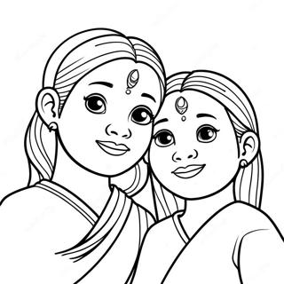 Kolorowanka Przyjazni Rayi I Sisu 40360-8815
