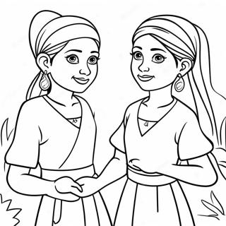 Kolorowanka Przyjazni Rayi I Sisu 40360-8816