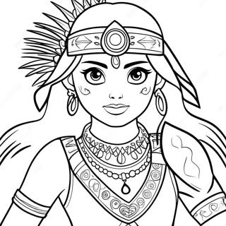 Kolorowanka Rayi W Jej Wojennej Zbroi 40361-8819