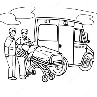 Karetka Ratujaca Pacjenta Kolorowanka 41729 9131