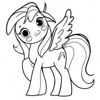 Rainbow Dash Z Kolorowa Grzywa Kolorowanka 42460-9279