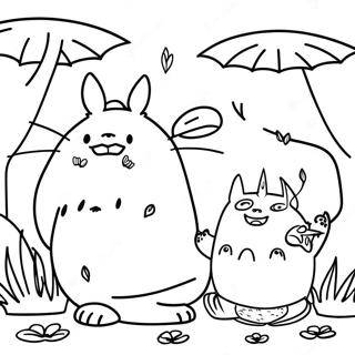 Totoro Z Przyjaciolmi Kolorowanka 43813 9581