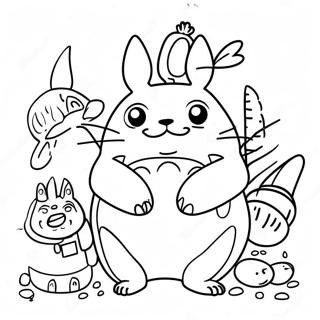 Totoro Z Przyjaciolmi Kolorowanka 43813 9583