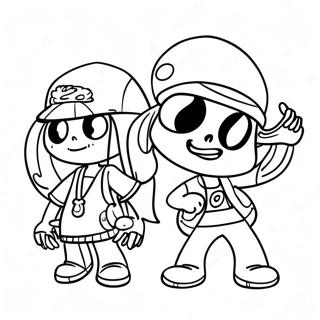 Kolorowanka Z Grupa Postaci Splatoon 43906-9610