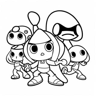 Kolorowanka Z Grupa Postaci Splatoon 43906-9611