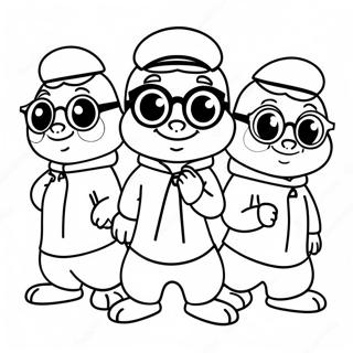 Alvin I Wiewiorki W Kostiumach Kolorowanka 44535-9750